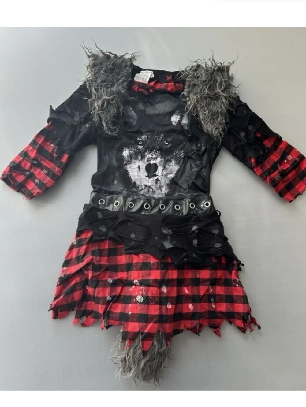 SHE-WOLF Wearwolf h Tail 2pc Halloween Masquerade Cosplay Costume - Picture 2 of 11